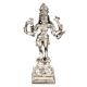 Brass Lord Vishnu Standing Idol Statue Worship Silver Finish