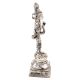 Brass Lord Vishnu Standing Idol Statue Worship Silver Finish