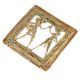 Traditional Dhokra Brass Wall Art Hanging of Dancing Couple