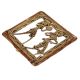 Brass Dhokra Wall Art Hanging Of Singing And Dancing Tribal Couple