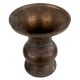 Brass Vase Planter Urn Shape Wide Mouth Circular Base