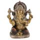 Brass Ganesha Statue Puja Offering For Temple Decoration