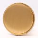 Round Beaded Brass Cabinet Door Pull Knobs In Golden Color