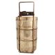Traditional Brass Lunch Box Or Tiffin With Three Compartments