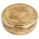 Old Brass Round Chapatti Box Trinket Box