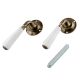 White Ceramic Door Mortice Handles