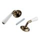 White Ceramic Door Mortice Handles