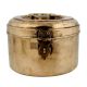 Spacious Brass Chapati Box With Latch