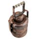 Copper Tiffin Box With Engraved Floral Design