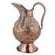 Hand Crafted Copper Jug Engraved Floral Design