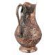 Copper Tinned Islamic Jug With Carved Flowers and Leaves