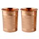 Copper Glasses Tableware In Pair