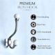 Solid White Ceramic Iron Hooks