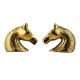 Two Horses Facing Metal Cabinet Knobs One Pair