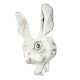 Antique White Rabbit Face Iron Door Knockers