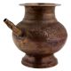 Indian Spouted Floral Brass Pot Lota
