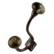 Marble Round Ceramic Antique Iron Hooks
