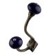Navy Blue Antique Iron Hooks