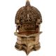 South Indian Astalakshmi Jumbo VilakkuÂ Brass Oil Lamp