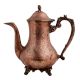 Brass Kettle Engraved Leaf Design Tableware