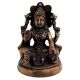 Brass Laxmi Statue With Owl Blessing Pose