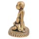 Brass Sitting Guru Statue