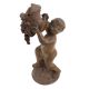 Brass Boy Cherub Holding Bucket Statue For Decoration