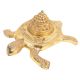 Brass Turtle With Storage Box With Stupa