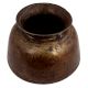 Rare Large Bottomed Brass Pot Indian Dinnerware