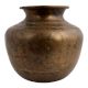 Brass Big Water Pot With  Delicate Floral Engraving
