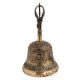 Brass Buddhist Temple Meditation Bell With Dorje