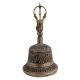Engraved Retro Style Brass Dorje Vajra Bell