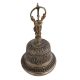 Engraved Retro Style Brass Dorje Vajra Bell