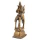 Brass Tribal Horse  Statue On Rectangular Pedestal