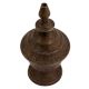 Brass Single Wick Old Oil Lamp Table Display