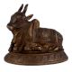 Brass Sitting Maha Shiv Nandi Statue For Good Luck