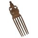 Brass Old Design Comb With Two Dragon Head Handle