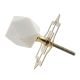 Hexagon Stone Cabinet Knobs