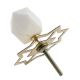 Hexagon Stone Cabinet Knobs