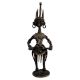 Tribal Brass Statue Drummer Musician