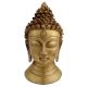 Brass Buddha Head Statue Showpiece