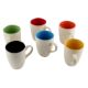 Decorative Handcraft Ceramic Multicolour Coffee Mug In Set Of 6