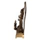 Engraved Brass Ram Darbar Hindu Worship Statue
