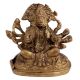 Brass Patnchmukhi Lord Hanumanji Statue