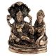 Brass Lord Vishnu With Goddess Laxmi resting On Sheshnag Showpiece