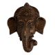 Brass Ganesha Face Detailed Engraved Wall Hanging