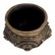 Brass Shiva Head Trishul Engraved Pot