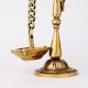 Indian Brass Parrot Hanging Diya Oil Lamp