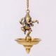 Brass Lord Ganesha With Hanging Lamp Or Diya