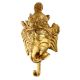 Magnificent Brass Ganesha Face Single Hook